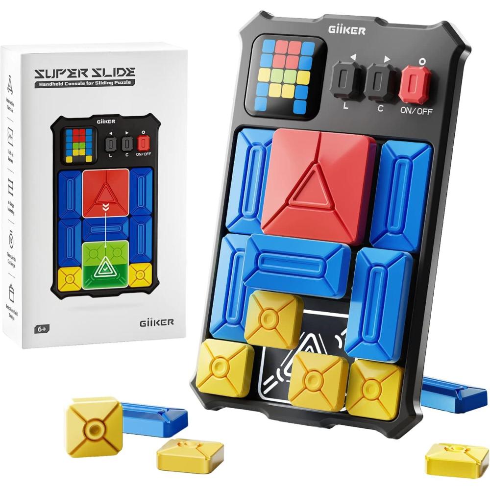image:imageGiiKER Super Slide Puzzle Games Original 500 Challenges Brain Teaser Puzzle Toys for Kids Travel Games Birthday Gifts Easter Stocking Stuffers for Boys Girls Activities for Road Trips  LavenderBlack